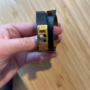 Good Condition Hermes Double Wrap Bracelet